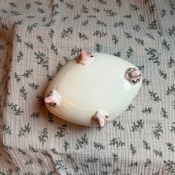 Antique Cherub Trinket Dish/Pill Box - Picture 5 of 5